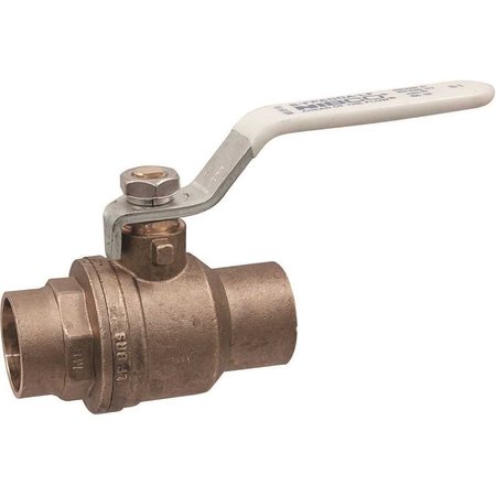 NIBCO 1-1/2 in. Brass Lead Free C x C Ball Valve SFP600ALF112